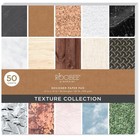 12x12 Textured Paper Pad 50 Sheets Scrapbooking Diy Crafts Invitations New