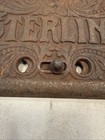 Antique    sterling    Ornate Wood Cook Stove Cast Iron Door Original Rare Pat 1922