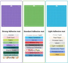 Nicapa Cutting Mat For Silhouette Cameo Vinyl Crafting Variety Adhesive Grid 12 