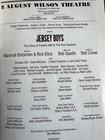 Jersey Boys Playbill Signed By The Original Tony Award Winning Broadway Cast
