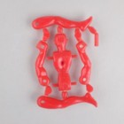 1960s Cracker Jack Plastic Unassembled Put Together Toy Prize Red Circus Acrobat