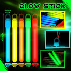 50 Set 4   Glow Sticks Bulk  Glow In The Dark Party Supplies  Emergency Light St