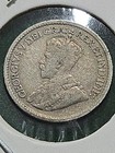 1917-c Newfoundland 5 Cents Silver  Nice 
