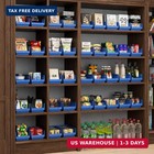 Akro-mils 30130 Plastic Shelf Bins  Heavy Duty Storage Bins For Garage  Closet 