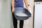 Petmate Basic Large Enclosed Cat Litter Box Hooded Pan Easy Clean Plastic Box