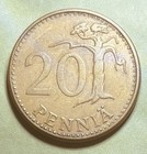      1963 - Finland 20 Pennia Coin