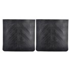 1 Pair 24  X 24  Heavy Duty Mud Flaps Rubber Black For Semi Truck Trailer