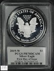 2019 W Proof American Silver Eagle  1 Cleveland Signed First Day Pcgs Pr 70 Dcam