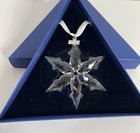 Swarovski   Annual Edition   Christmas Ornament 2015 Snowflake Crystal With Box