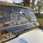 Scratch Resistant Flip Windshield For 2016 kawasaki Mule Pro Fxt   Dxt   Dx   Fx