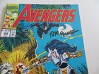 1992 Vintage Marvel Comics The Avengers   356 Signed By Tom Palmer Coa   Poa