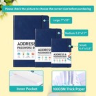 New Address Book With Alphabetical Tabs Hardcover Password Keeper Telephone Book