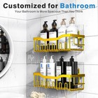 Shower Caddy 2 Pack  Adhesive Organizer For Bathroom Storage  Home Decor   Ki   