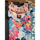 Woman s Scrubs Bundle 7 Short Sleeve Shirts 2 Pair Of Pants Size Small