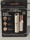 Finishing Touch Flawless Facial Hair Remover 18k Gold Plated     New Sealed