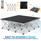 4  X 4  Portable Stage Platform Modular For Weddings  Events  Performance Venues