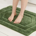 Bath Rug 17x27 Soft Plush Non Slip Super Absorbent Carpet Mat For Bathroom Floor