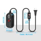 Small Aquarium Heater 100w Mini Fish Tank Heater 100 Watt Submersible With Le   