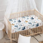 Colorful Fishes Fitted Crib Sheet Ocean Animals Standard Toddler Mattress 28x52