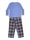 Family Pjs Intimates Blue Set Plaid Pajamas Xs
