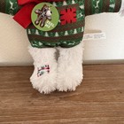 Kong Holiday Chrtistmas Wild Knots Bear Small Medium Squeaky Plush Dog Toy