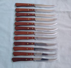 12 Robeson Vintage Royal Chef Mcm Steak Knives Vintage Knife Set Never Used  Nos