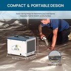 Argendon 70 Pint Dehumidifier W pump   Hose For Basement Crawlspace 5 Y Warranty