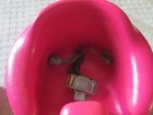 Bumbo Baby Infant Floor Seat With Safety Belt Strap Hot Pink Fuschia Foam Chair