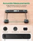 Bathroom Scale For Body Weight  Clear Digital Weighing Scale With Large Lcd 