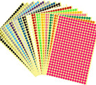 6528 Pieces Colored Dot Stickers  1 4  Small Color Labels Coding Circle Round   