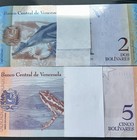 Lot Of 200 Venezuela Banknotes 2   5 Bolivares 2013 Full Bank Bundles Unc Pack