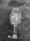 Vintage Princess House Etched Wine Glass 5 5  Floral Stemware
