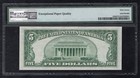 Fr  1656 1953-a  5 Silver Certificate Note Pmg Superb Gem Uncirculated-67epq