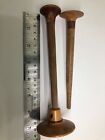 Old Two Piece Wooden Monaural Stethoscope - 7 Inches1920 s Fruit Wood