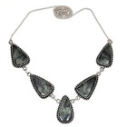 Star Galaxy Gemstone Mother s Day Handmade Jewelry Necklace 20 In