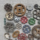 Vtg Lot Of 100 Water Faucet Spigot Valve Handles Knobs Industrial Steampunk