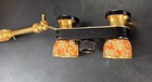 Vintage Mid-century   Opera Glasses  Gold Plated Prunier W case