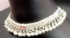 Anklet Silver Plated Ankle Chain Foot Bracelet Women Indian Payal Jewelry Anklet