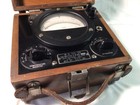 Vintage Western Union Db Meter Model 3-b With Rheostat Original Wooden Case