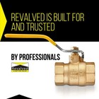 Full Port 1 In  Brass Ball Valve     Lead-free Brass Valve  Female Threaded Npt   