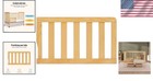 Contemporary Wood Guard Rail For Toddler Beds - Universal Fit   Safety Certified