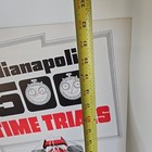 1978 Indy 500 Sign Official Poster Time Trials Indianapolis Motor Speedway Ims