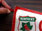 Vintage 1960s Camp Currie Pennant Banner 18  Kentucky Dept  Of Fish   Wildlife