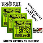    3 Sets  Ernie Ball Regular Slinky 10-46 Electric Guitar Strings 2221   