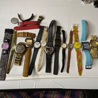 Lot Of 13 Watches For Partsrepair As Is Fossil Anneklein Casio Timex Mixed Brand