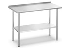 Stainless Steel 48  X 24  Nsf Kitchen Restaurant Work Prep Table With Backsplash