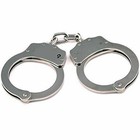New Esposas Policiales Grado Cadena Esposa Profesional De Policia Reales Acero G