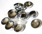 Screw Head Cover Sets 10  Chrome  10  12 M5 Flat Back Screws For Peterbilt Kw Fl