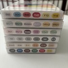 Copic Sketch Markers Set Of 6  Lot Of 6  Assorted Color Series New         