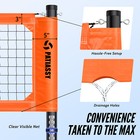 Premium Professional Volleyball Net Set W  Adjustable Height Poles Winch System